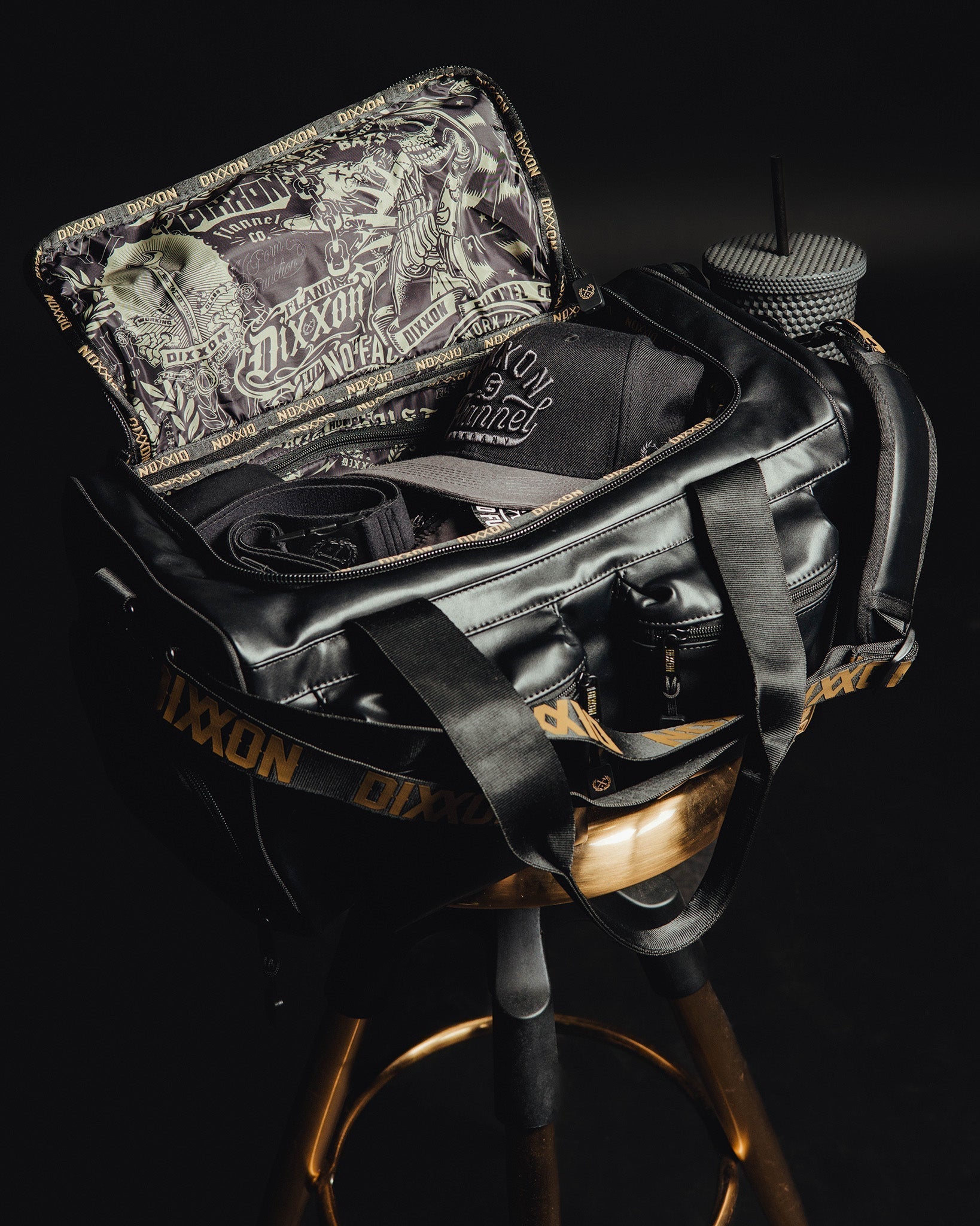 Leather Overload Duffle Bag - Black | Dixxon Flannel Co. – DIXXON