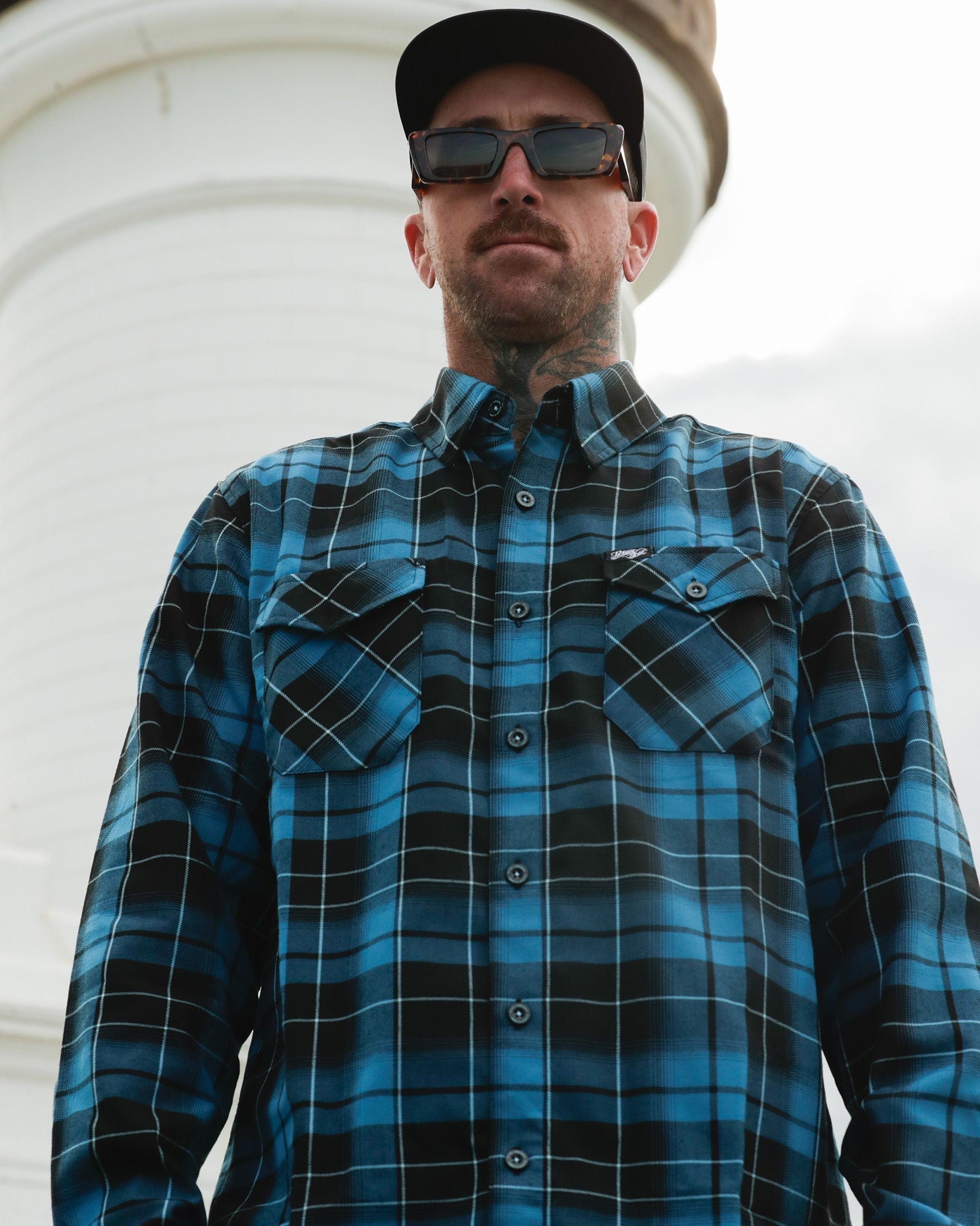 Parkway Drive - Deep Blue Flannel | Dixxon Flannel Co. – DIXXON EUROPE