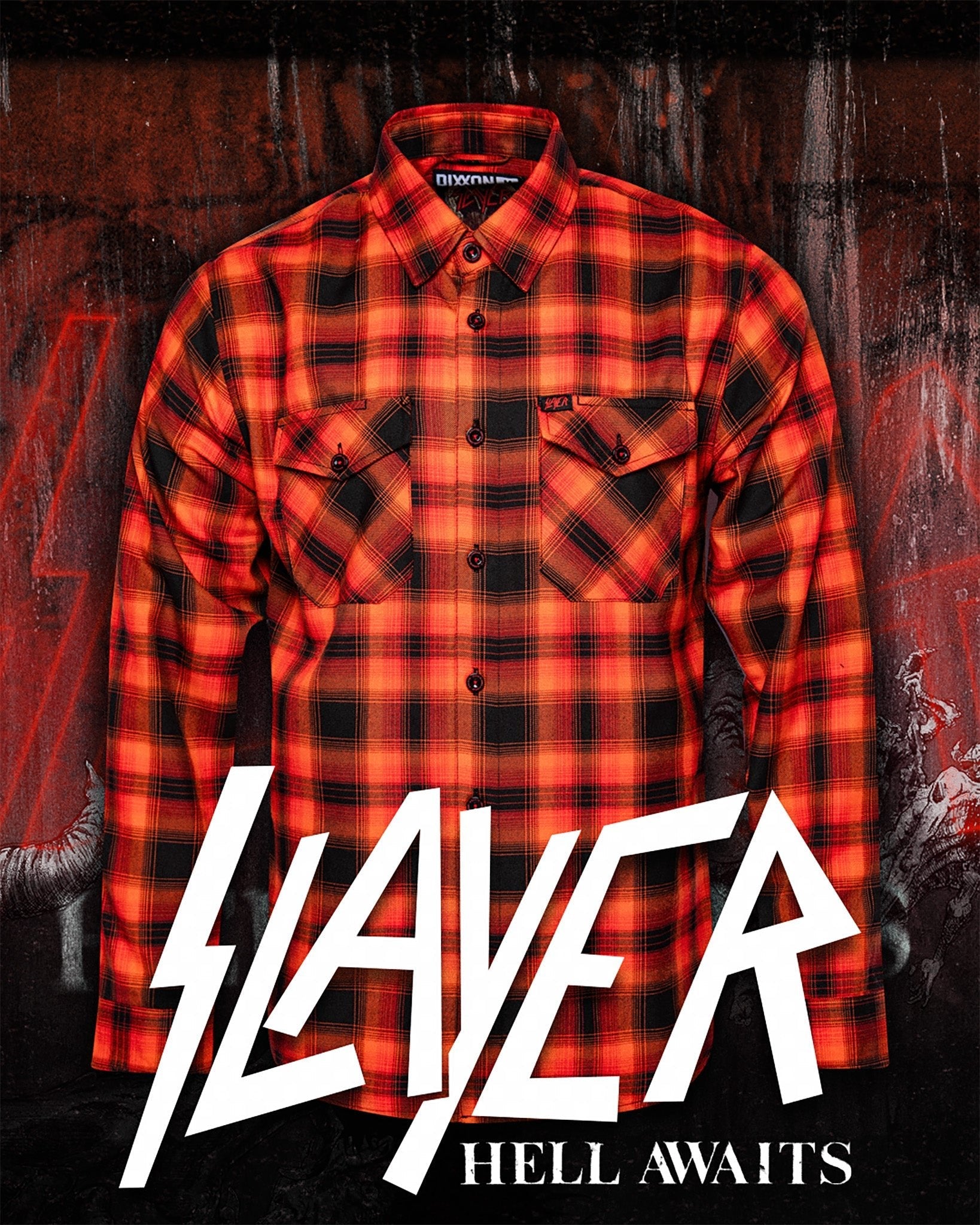 Slayer Hell Awaits Flannel | Dixxon Flannel Co. – DIXXON EUROPE