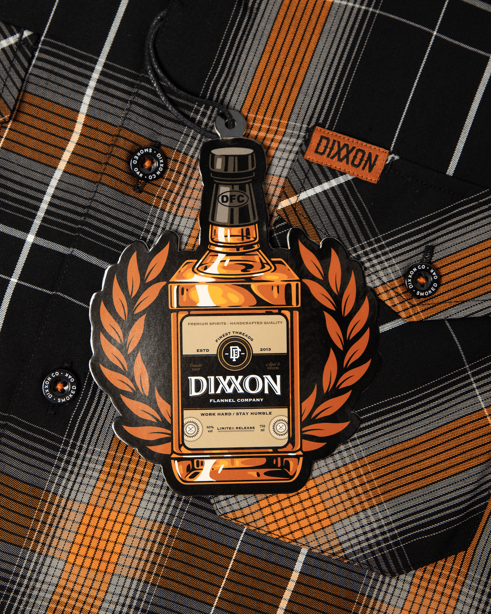 Smoked Oak Bamboo Short Sleeve - Dixxon Flannel Co.