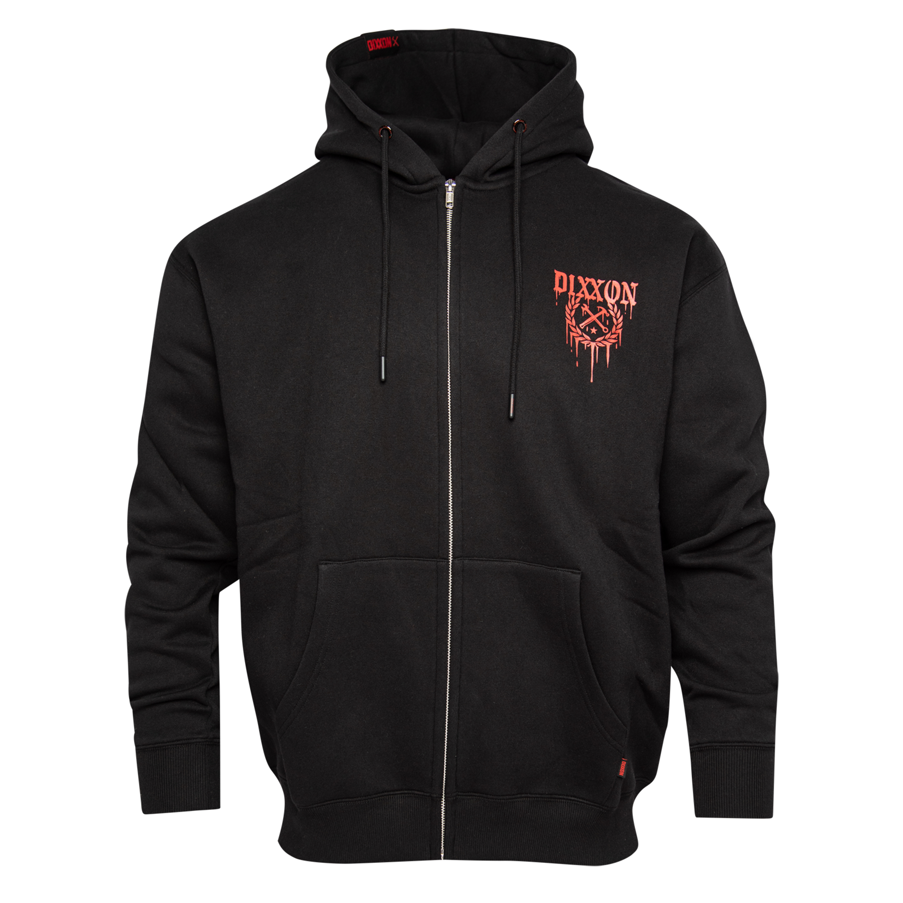 Dixxon Terror Zip Up Hoodie - Black