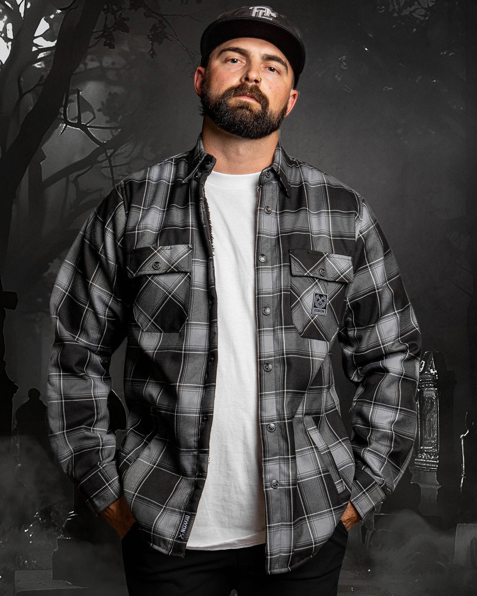 The Graveyard Sherpa Lined Flannel Jacket | Dixxon Flannel Co