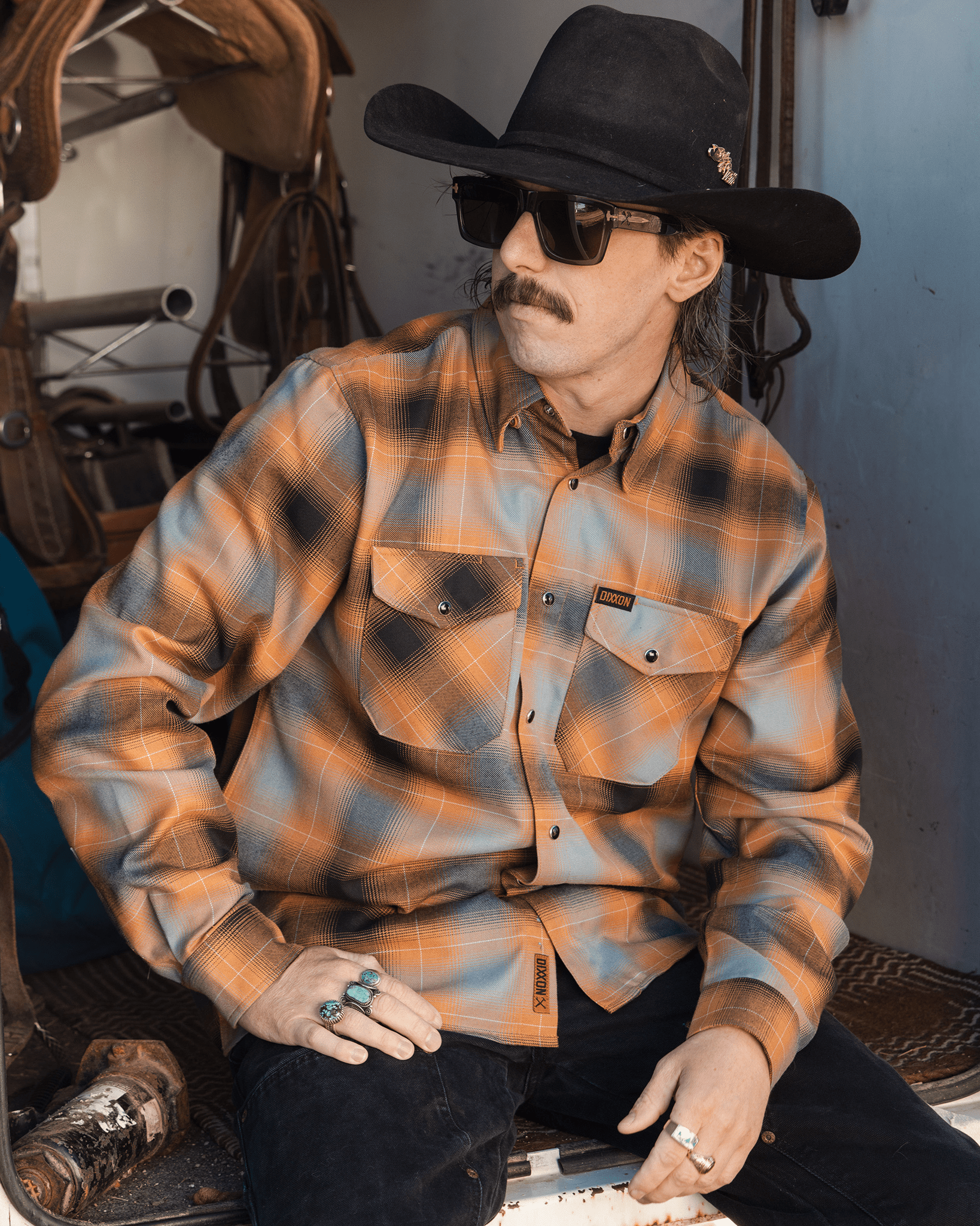 Waylon Jennings Flannel - Dixxon Flannel Co.