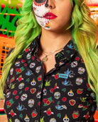 Dixxon Women's Los Muertos Party Shirt