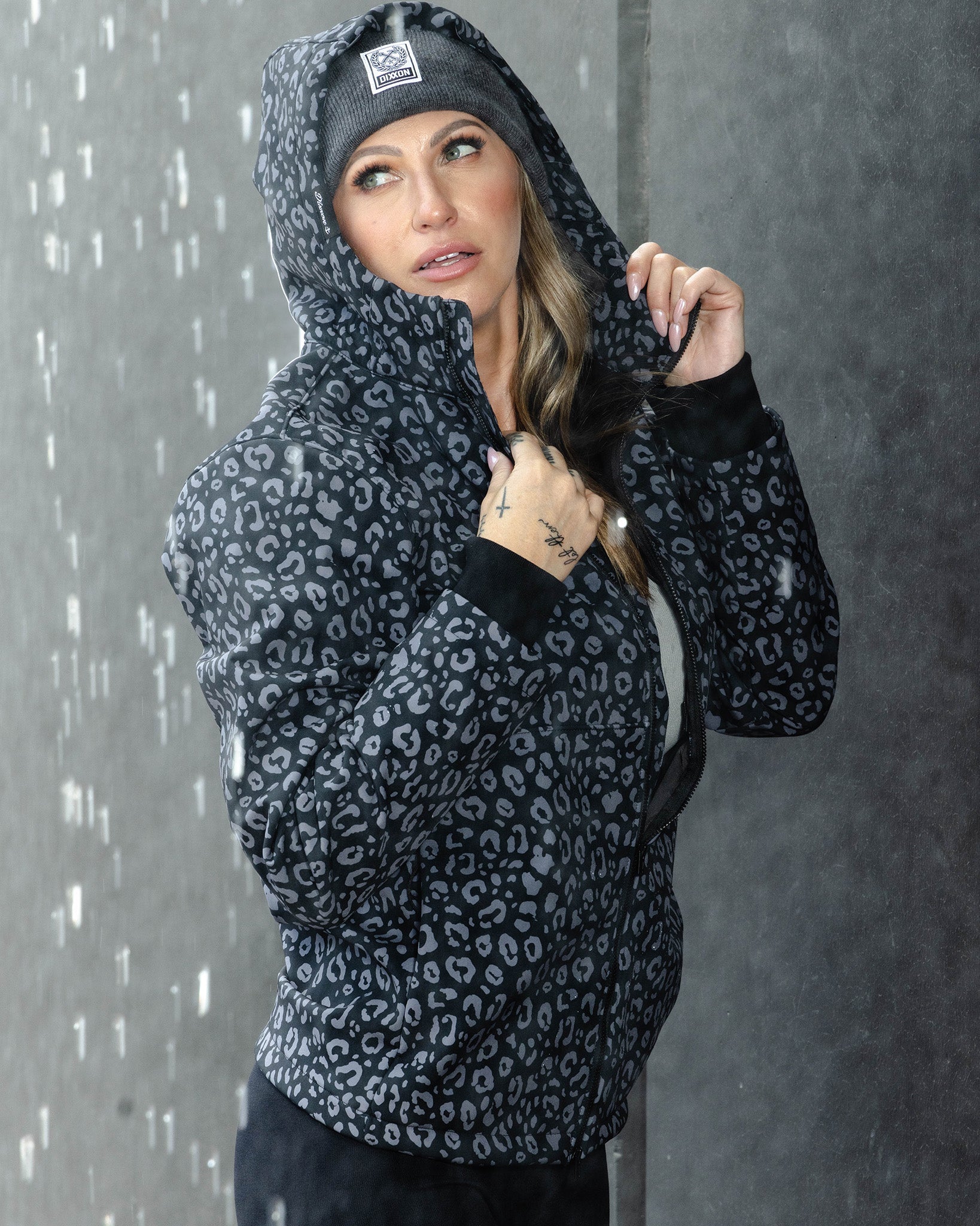 Women's Anchor Jacket 2.0 - Black Leopard | Dixxon Flannel Co