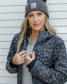 Women's Anchor Jacket 2.0 - Black Leopard - Dixxon Flannel Co.