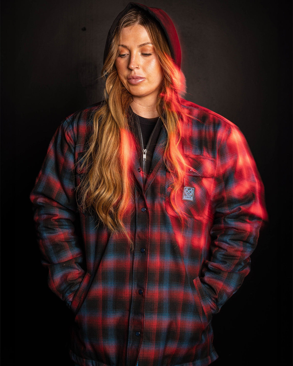 Women's Dimension Hooded Flannel Jacket - Dixxon Flannel Co.