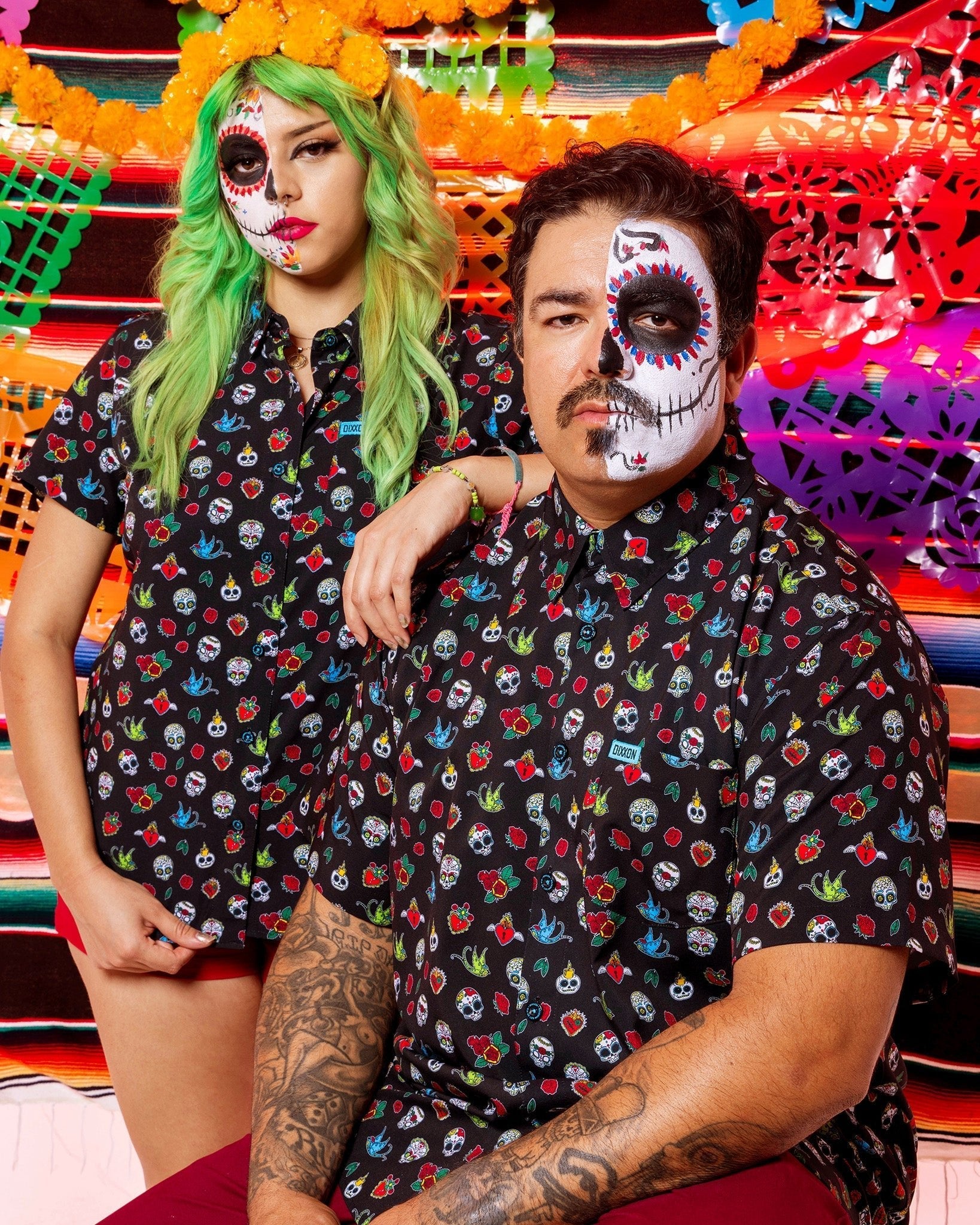 Women's Los Muertos Party Shirt - Dixxon Flannel Co.