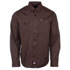 WorkForce Long Sleeve Work Shirt - Brown & Black - Dixxon Flannel Co.