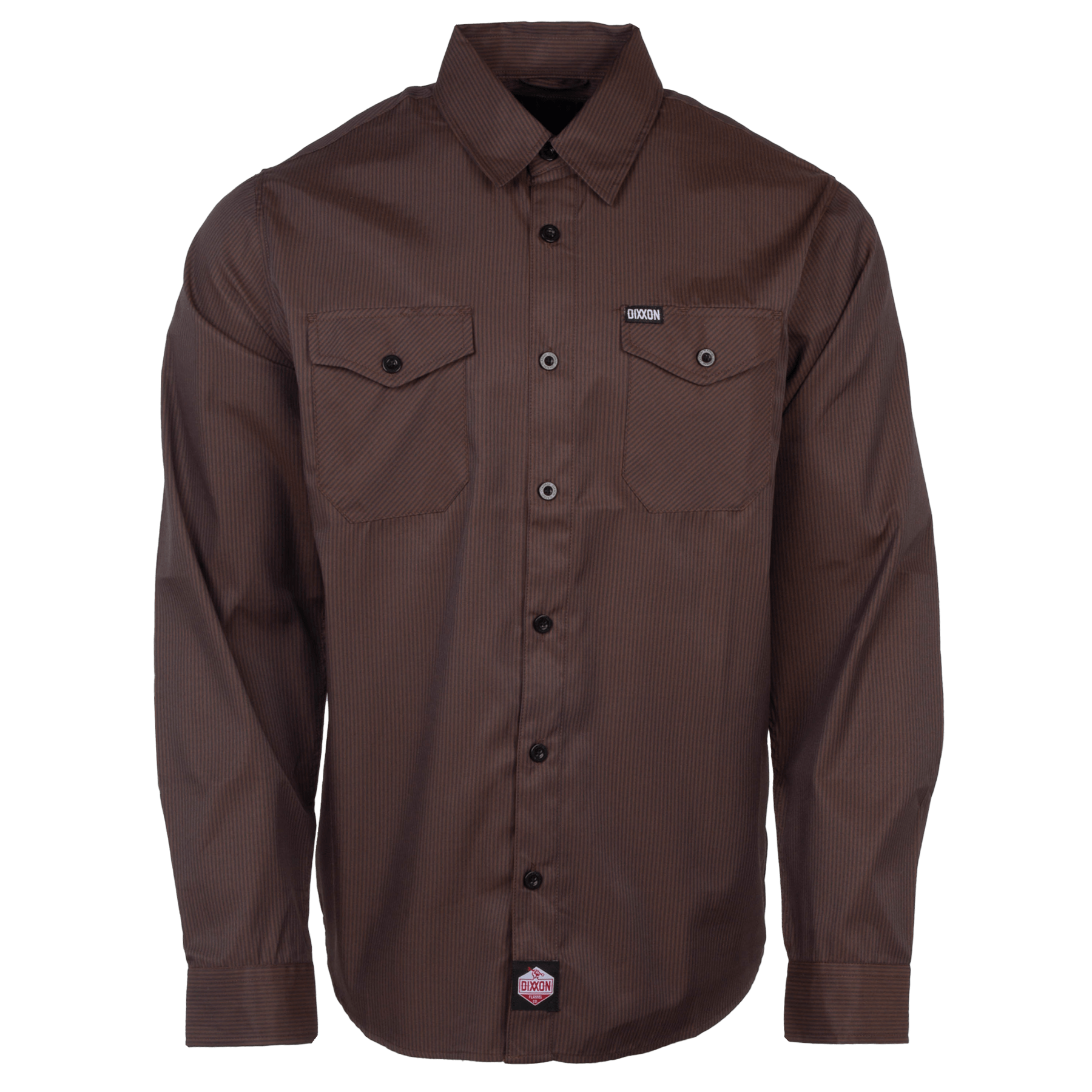 WorkForce Long Sleeve Work Shirt - Brown & Black - Dixxon Flannel Co.