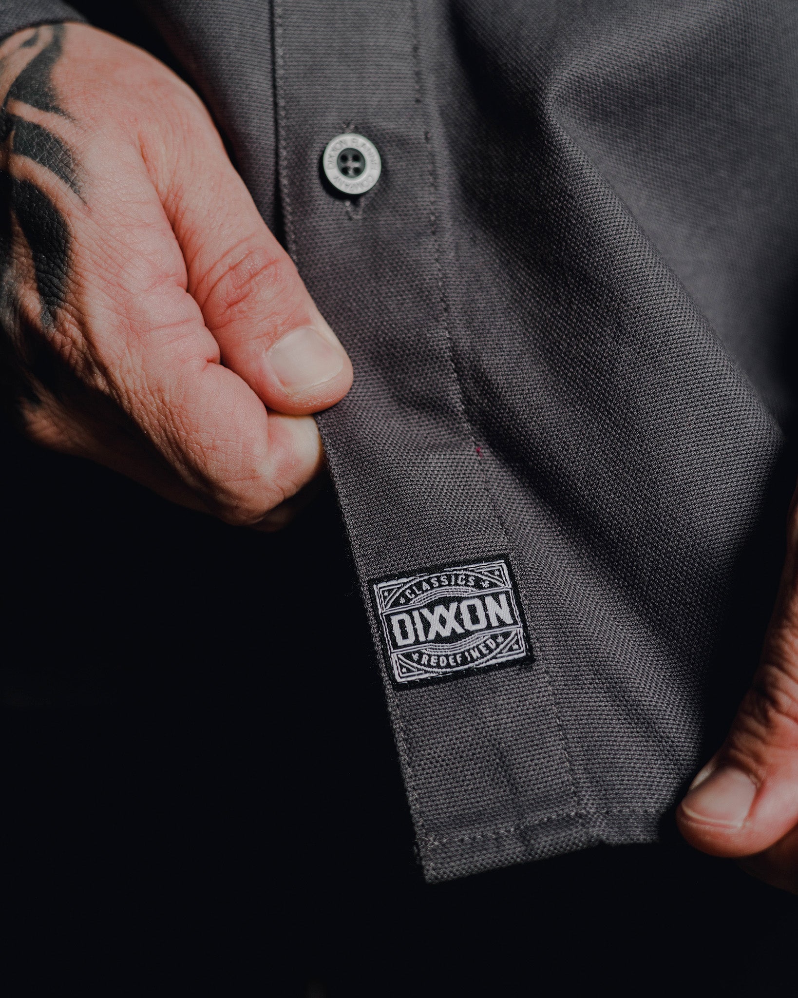 Work Shirt Long Sleeve - Grey – DIXXON EUROPE