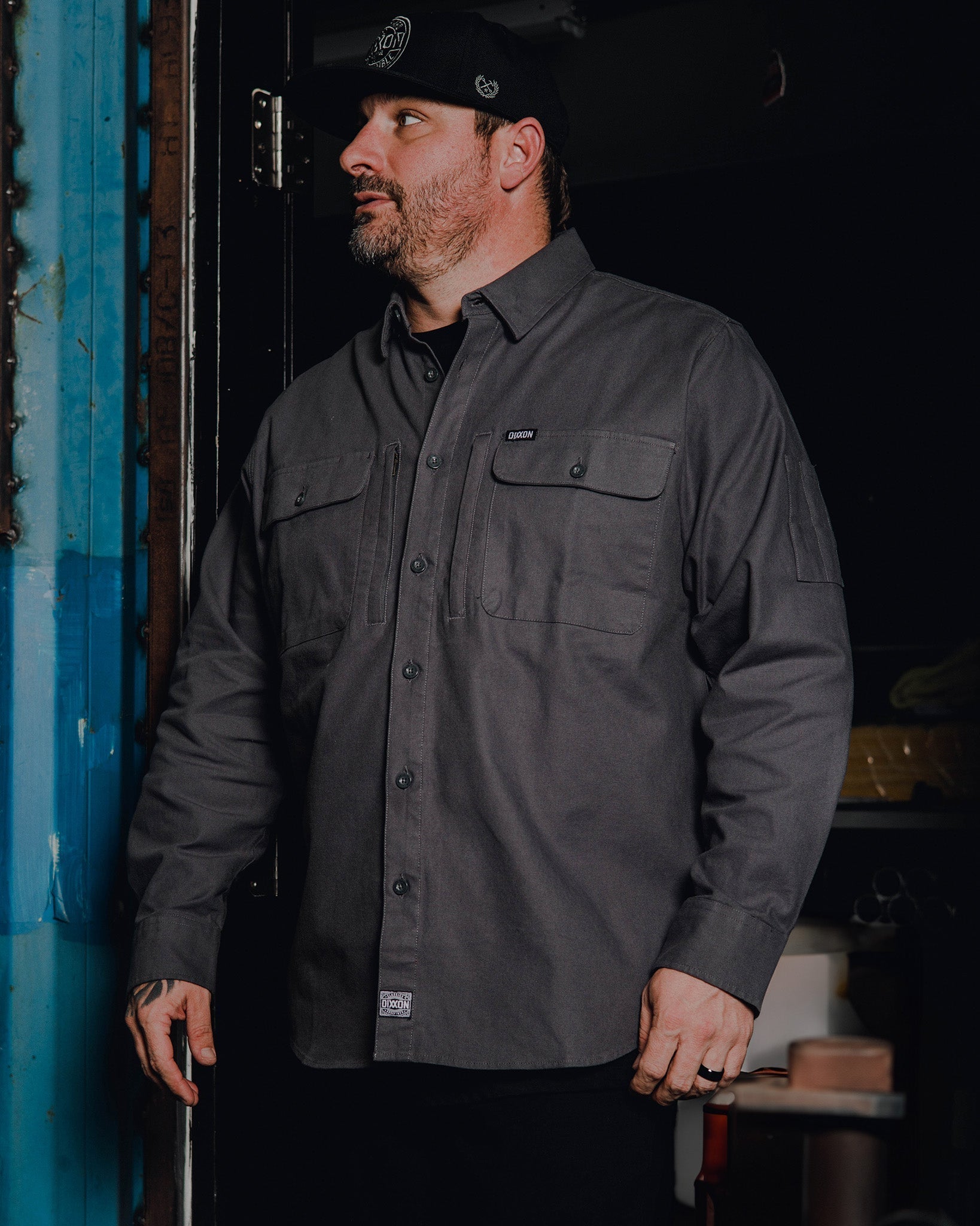Work Shirt Long Sleeve - Grey – DIXXON EUROPE