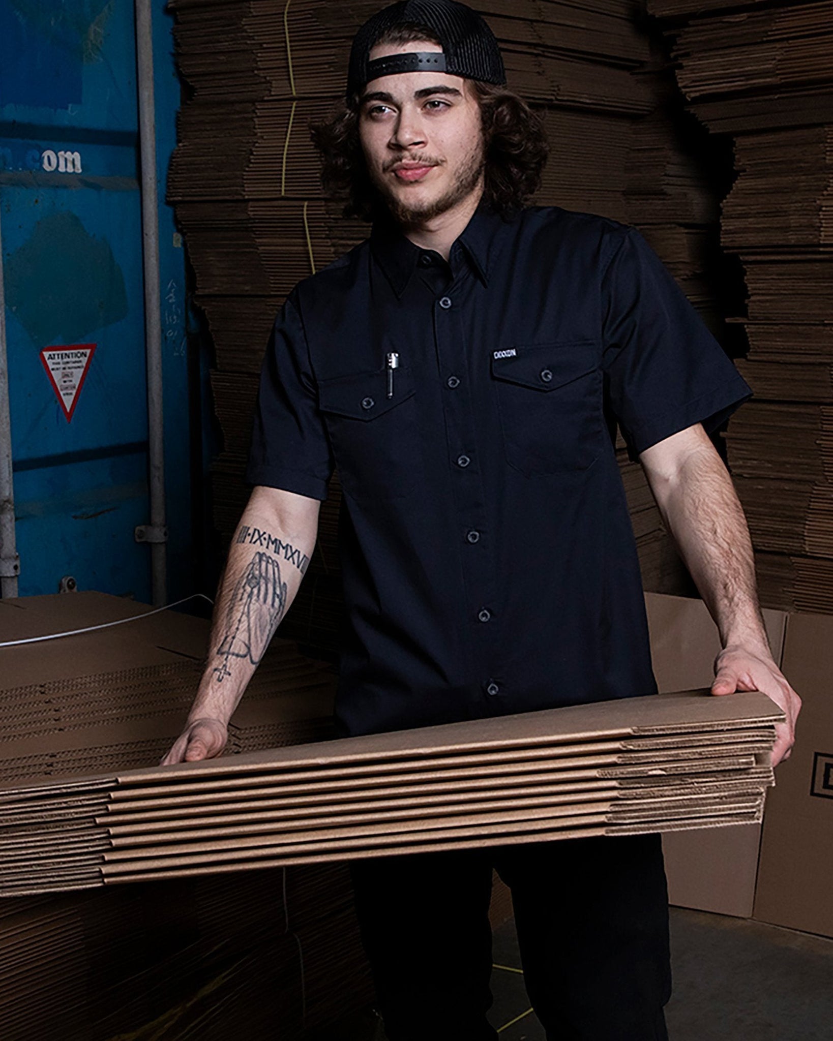 WorkForce Short Sleeve Shirt - Navy – DIXXON EUROPE