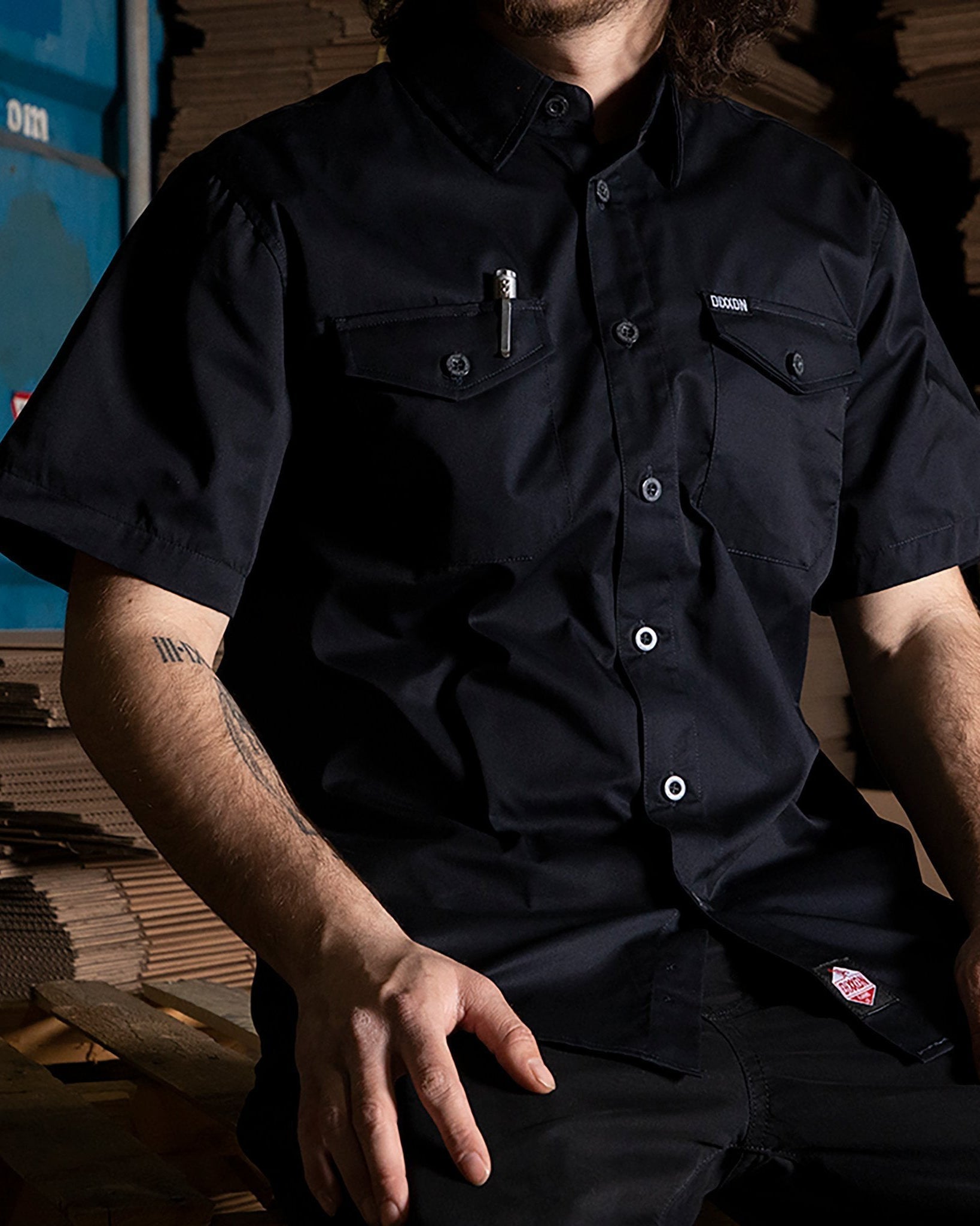 WorkForce Short Sleeve Shirt - Navy – DIXXON EUROPE