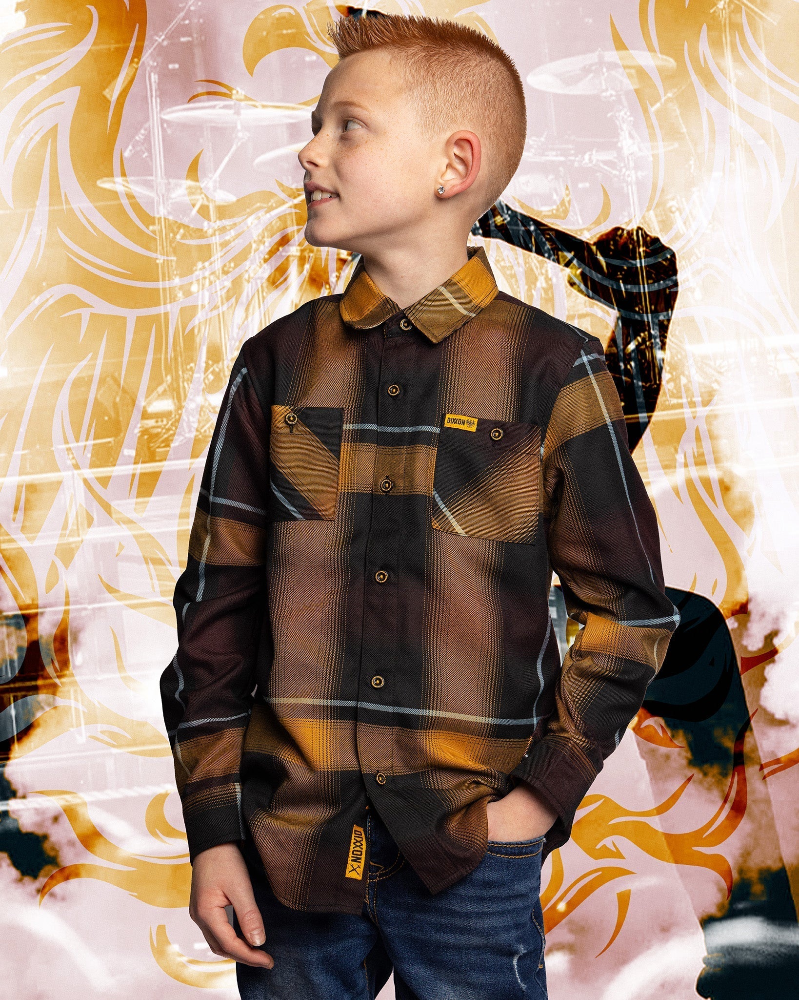 afb FLANNEL CHECK BELT 人気 M 円堂守着用 Youth ADTR What Separates Me From You Flannel | Dixxon Flannel Co